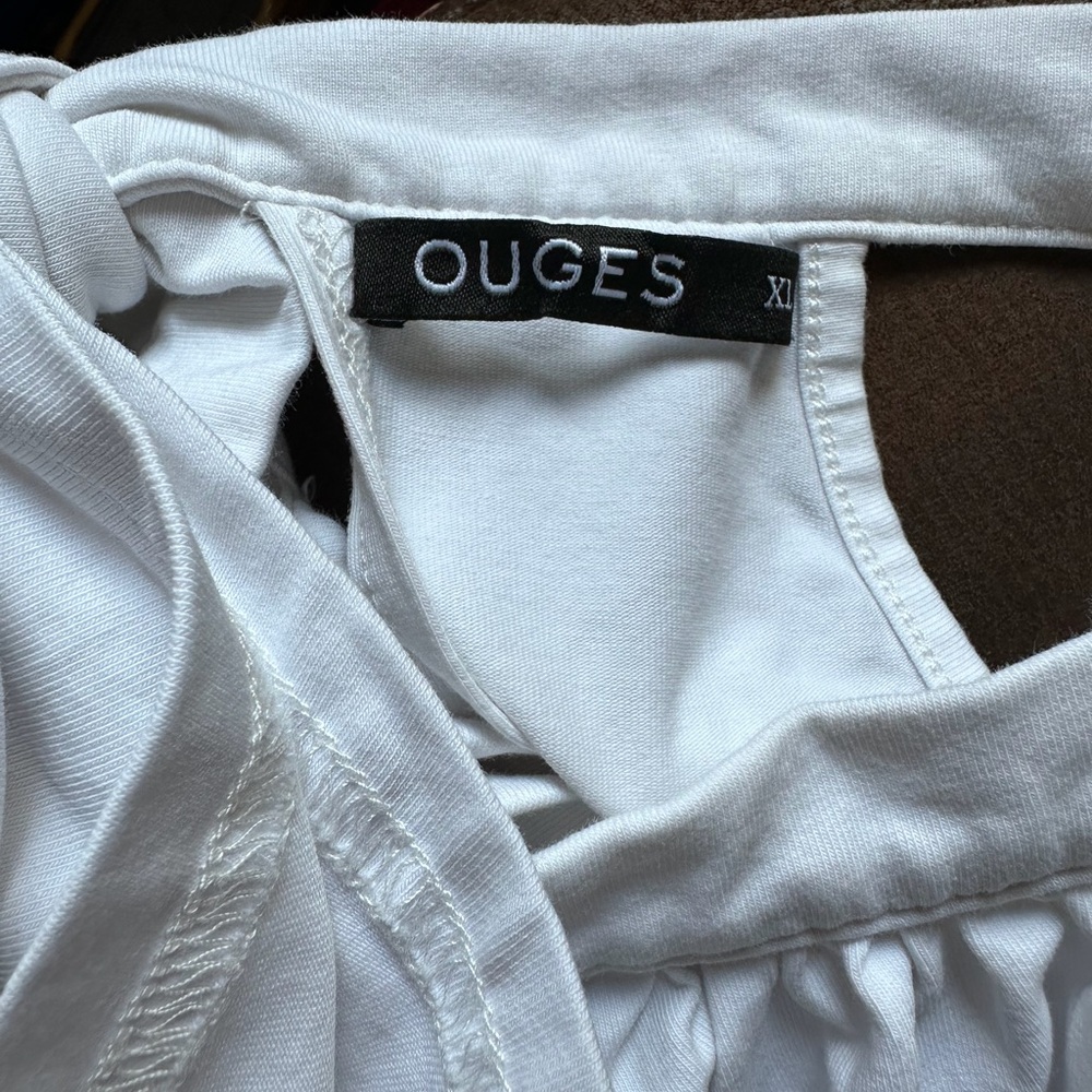 Ouges Woman’s White Halter Swing Dress - Size Xl … - image 4